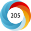 Altmetric score 205