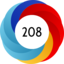 Altmetric score 208