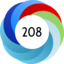Altmetric score 208