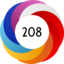 Altmetric score 208