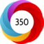Altmetric score 350