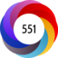 Altmetric score 551