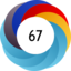 Altmetric score 67