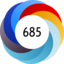 Score 685