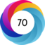 Altmetric score 70