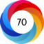 Altmetric score 70