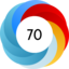 Altmetric score 70