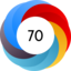Altmetric score 70
