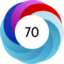Altmetric score 70