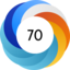 Altmetric score 70
