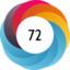 Altmetric score 72