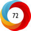 Altmetric score 72