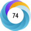 Altmetric score 74