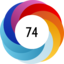 Altmetric score 74