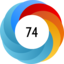 Altmetric score 74