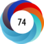 Altmetric score 74