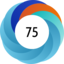 Altmetric score 75
