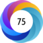 Altmetric score 75