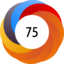 Altmetric score 75