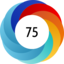 Altmetric score 75