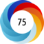 Altmetric score 75