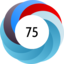 Altmetric score 75