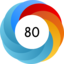 Altmetric score 80