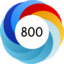 Altmetric score 800