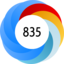Score 835