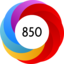 Score 850