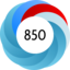 Altmetric score 850