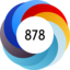 Score 878