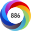 Score 886